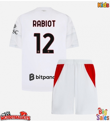 AC Milan Adrien Rabiot #12 Replica Away Stadium Kit for Kids 2026-27 Short Sleeve (+ pants)